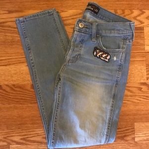 HOLLISTER VINTAGE BOYFRIEND JEANS, SIZE 23.
